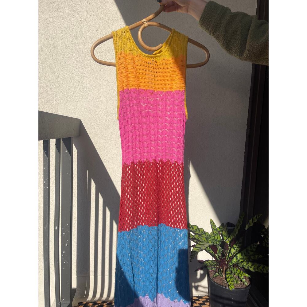 Gabrielle Union Crochet Sweater Dress M